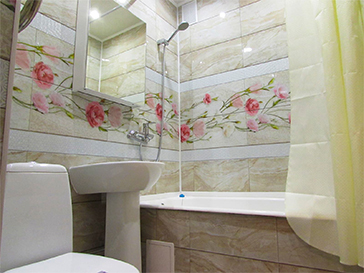 Отделка ванной панелями ПВХ в Минске